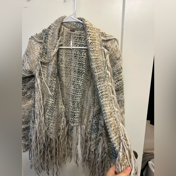 Free People Birkenstock Fringe Cardigan - Picture 3 of 11